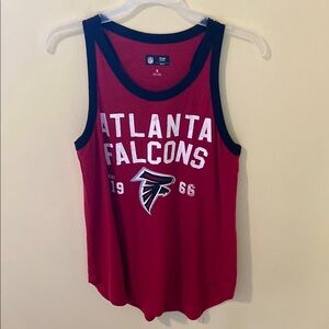 NFL Atlanta Falcons Red and Black Tank Top